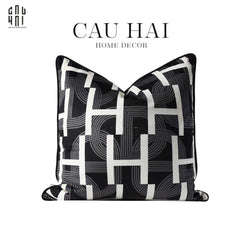 Vỏ Gối Wabi Sabi Signature Savoir H Classssuuyg Helion 45-VỎ GỐI-CẬU HAI HOME DECOR