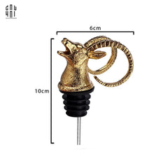 Vòi Rót Liquor - Golden Elk Pourer Wine Spout-Nắp đồ uống thay thế-CẬU HAI HOME DECOR