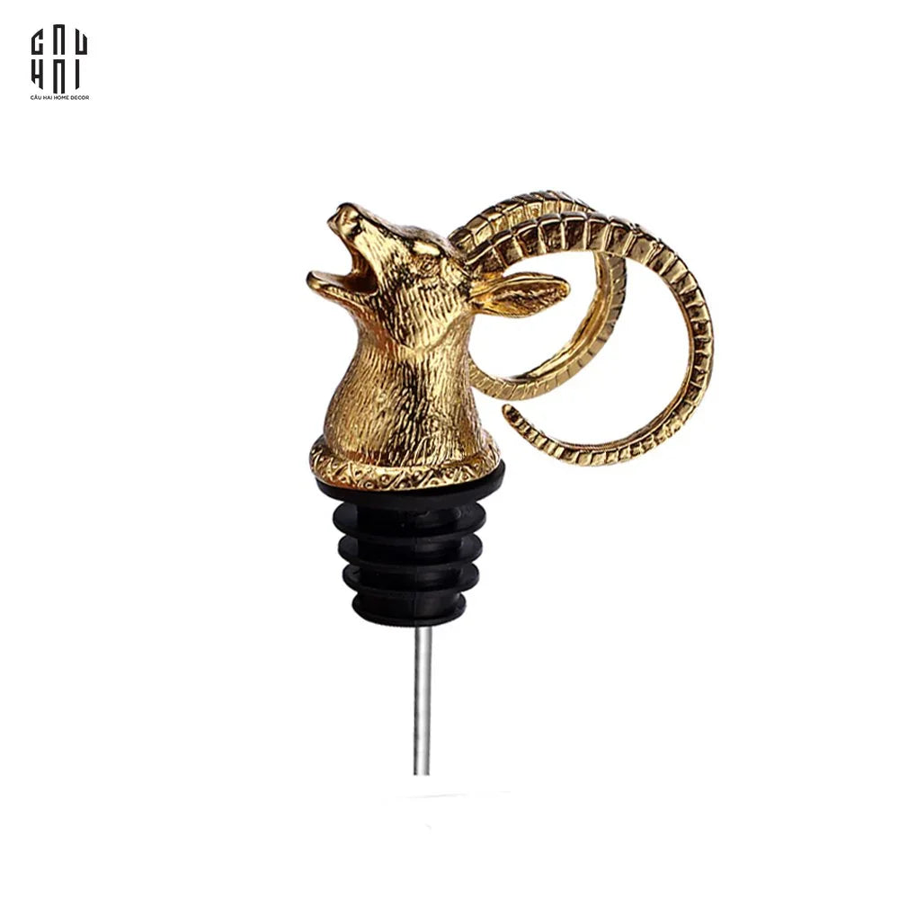 Vòi Rót Liquor - Golden Elk Pourer Wine Spout-Nắp đồ uống thay thế-CẬU HAI HOME DECOR