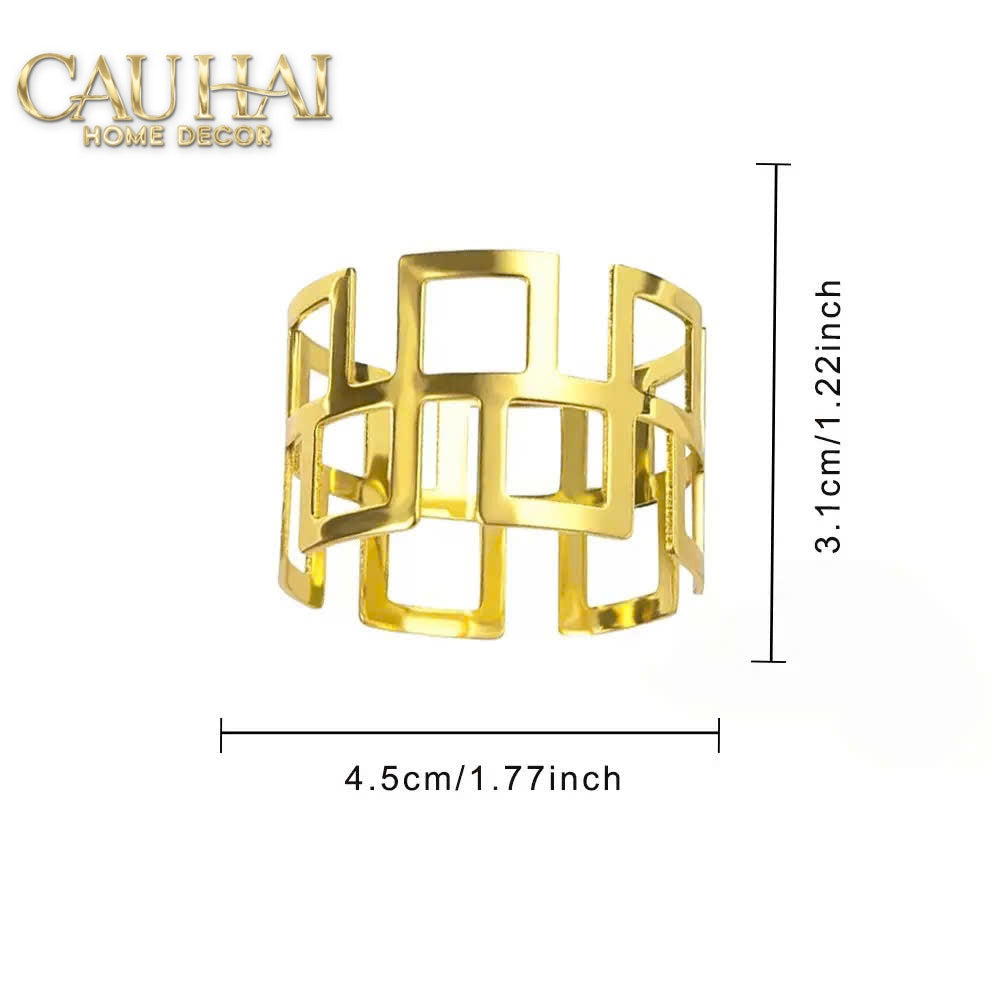 Vong Khan An Hoang Gia - Napkin Ring Monarque-VÒNG KHĂN ĂN-CẬU HAI HOME DECOR