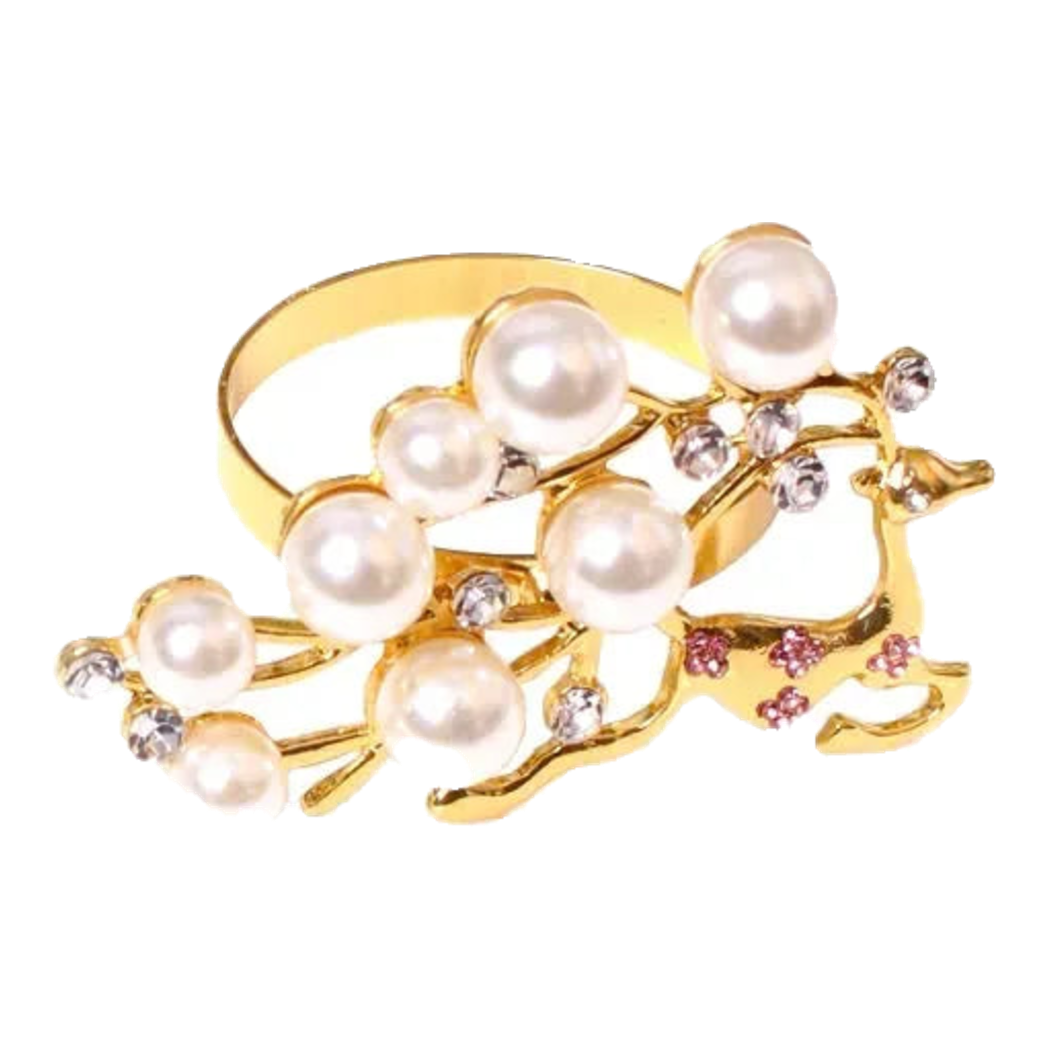Vòng Khăn Ăn - Napkin Ring Alley Pearls-VÒNG KHĂN ĂN-Đối tác tại Trung Quốc theo từng đơn đặt hàng-CẬU HAI HOME DECOR