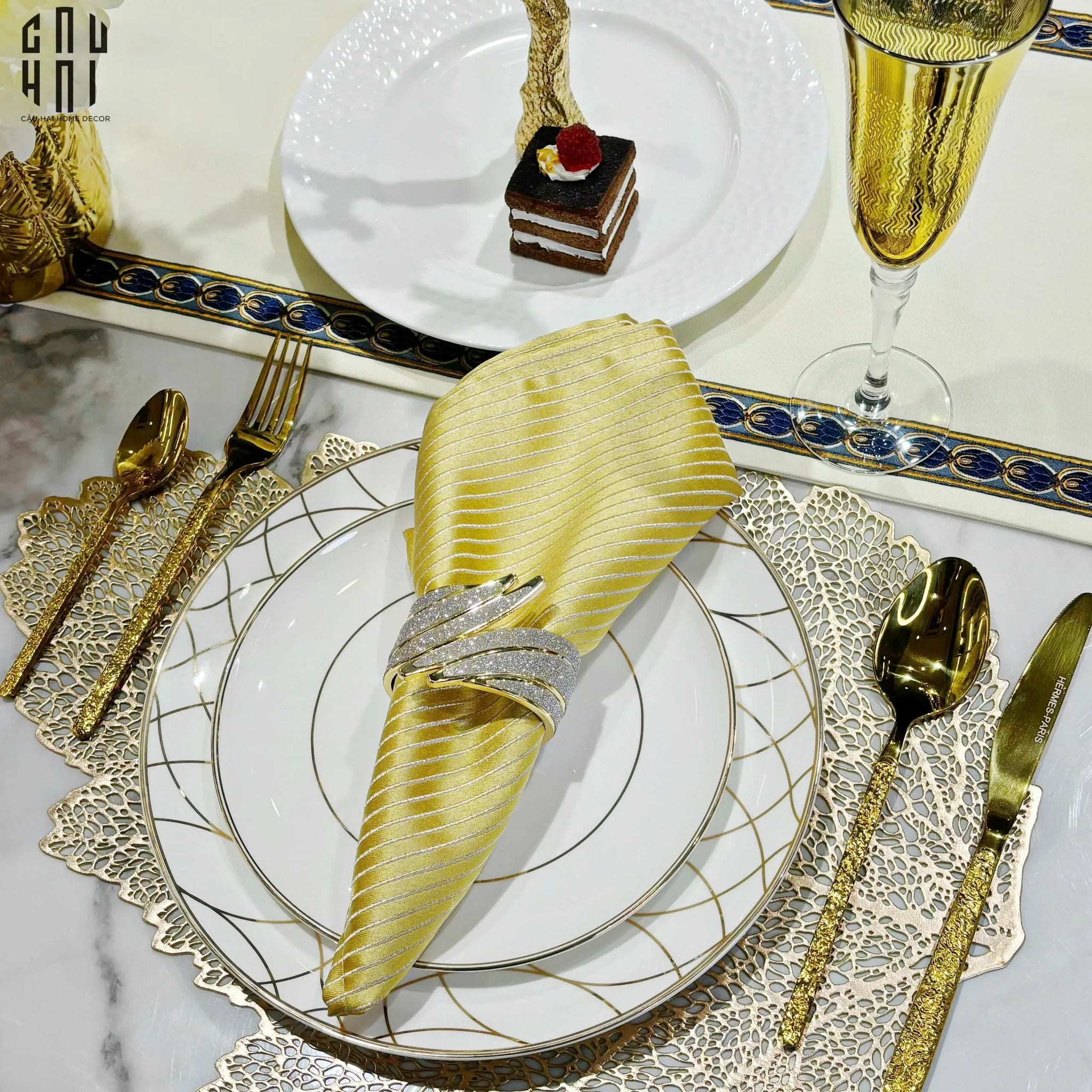 Vòng Khăn Ăn - Napkin Ring Angel Wings-VÒNG KHĂN ĂN-CẬU HAI HOME DECOR