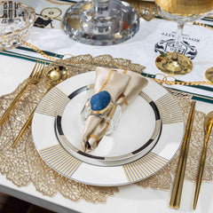 Vòng Khăn Ăn - Napkin Ring Crystal Quartz-CẬU HAI HOME DECOR