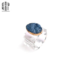 Vòng Khăn Ăn - Napkin Ring Crystal Quartz-CẬU HAI HOME DECOR
