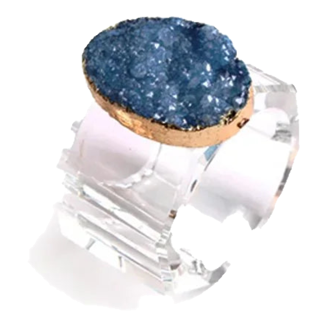 Vòng Khăn Ăn - Napkin Ring Crystal Quartz-VÒNG KHĂN ĂN-Đối tác tại Trung Quốc theo từng đơn đặt hàng-CẬU HAI HOME DECOR