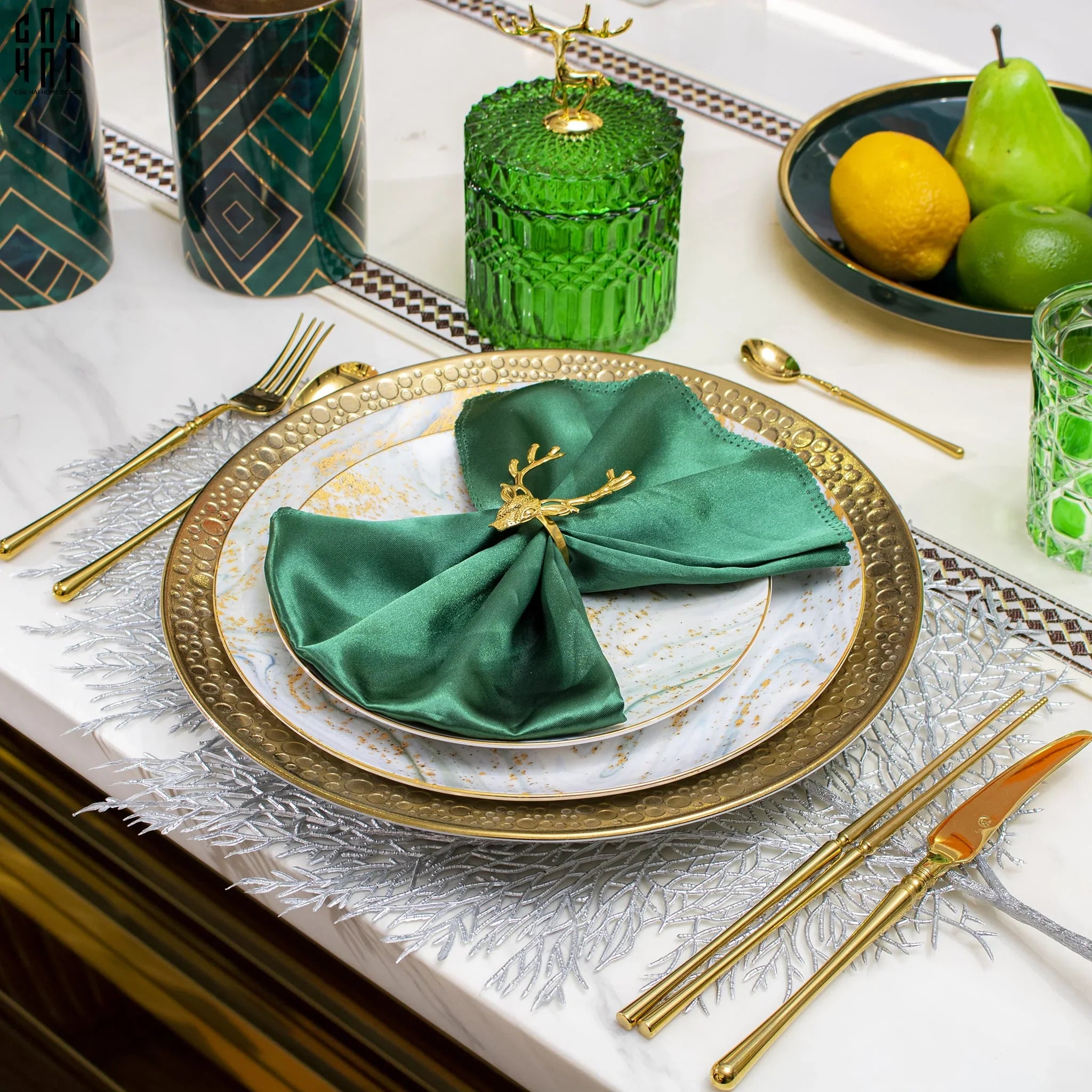 Vòng Khăn Ăn - Napkin Ring Golden Alley-VÒNG KHĂN ĂN-CẬU HAI HOME DECOR