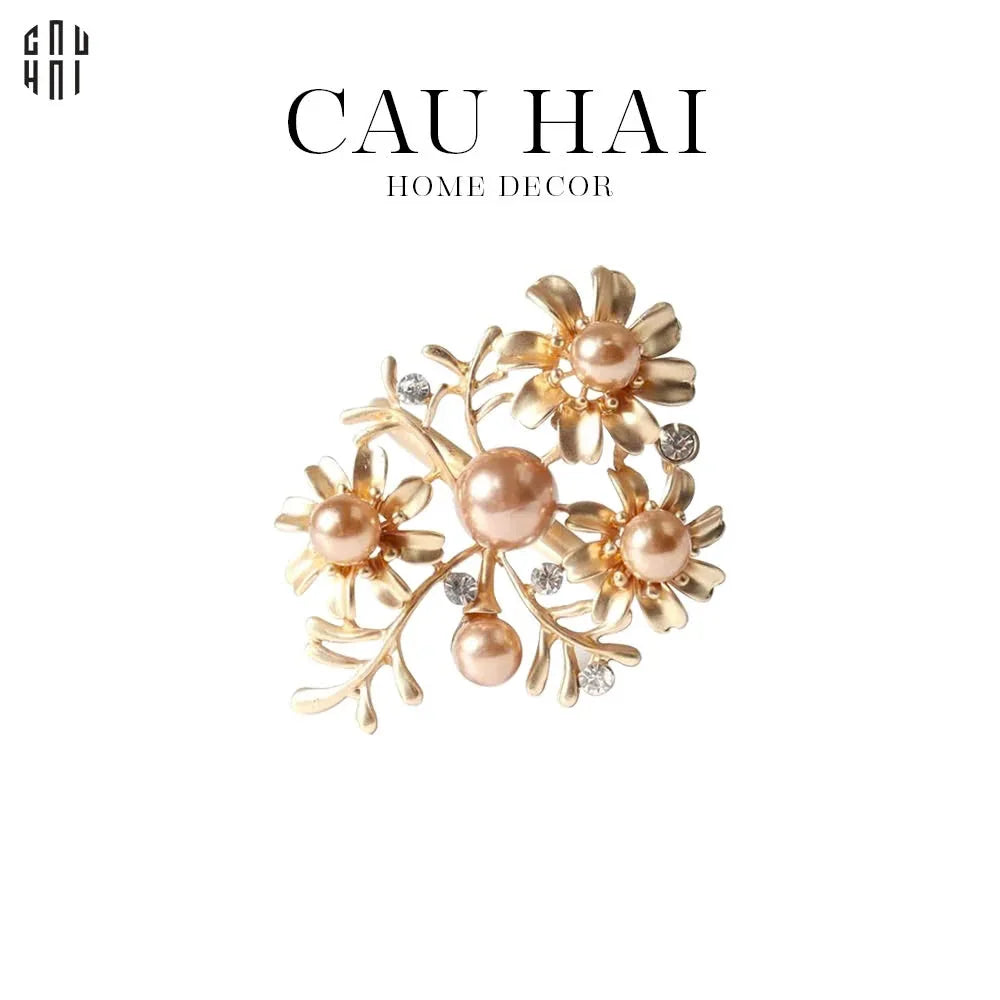Vòng Khăn Ăn - Napkin Ring Golden Branch-VÒNG KHĂN ĂN-CẬU HAI HOME DECOR