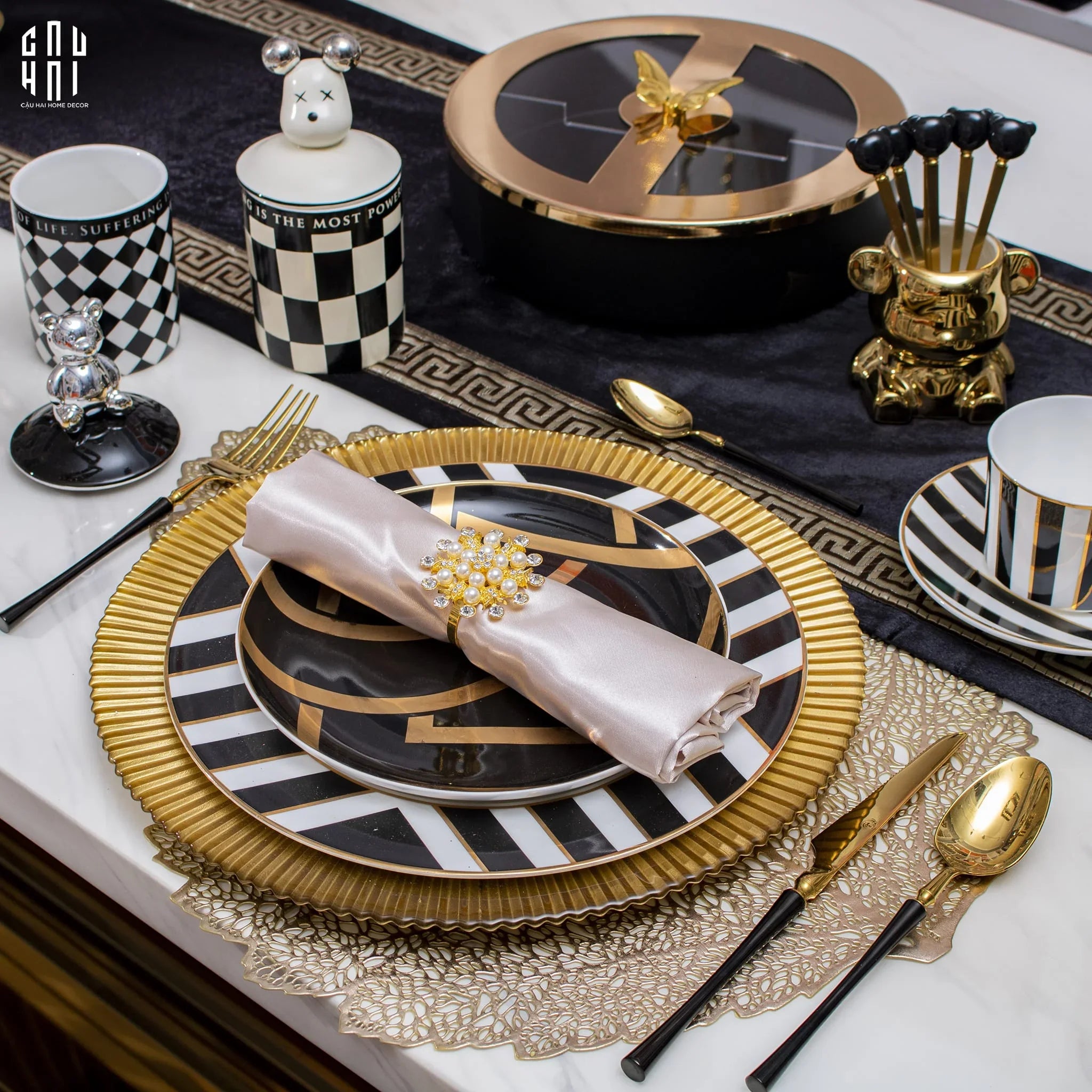 Vòng Khăn Ăn - Napkin Ring Golden Dynasty-VÒNG KHĂN ĂN-CẬU HAI HOME DECOR