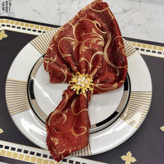 Vòng Khăn Ăn - Napkin Ring Golden Pearl-VÒNG KHĂN ĂN-CẬU HAI HOME DECOR