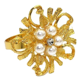 Vòng Khăn Ăn - Napkin Ring Golden Pearl-VÒNG KHĂN ĂN-Đối tác tại Trung Quốc theo từng đơn đặt hàng-CẬU HAI HOME DECOR