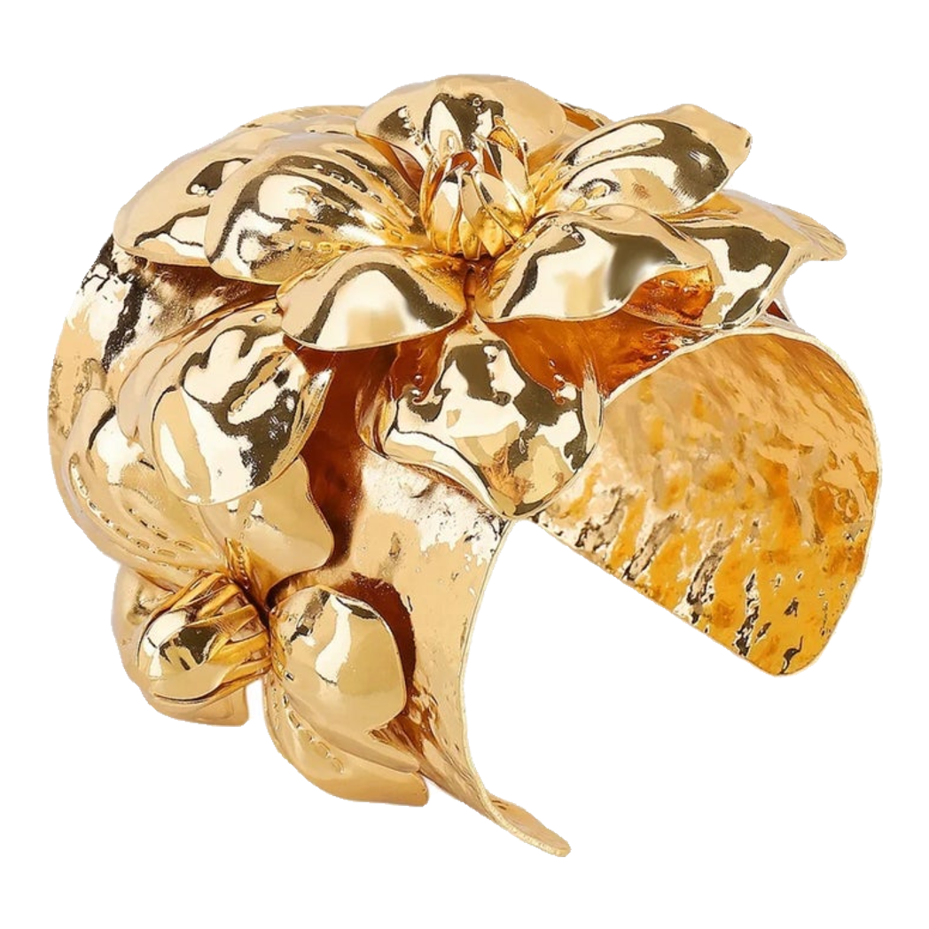 Vòng Khăn Ăn - Napkin Ring Grande Fleur D'Or-VÒNG KHĂN ĂN-Đối tác tại Trung Quốc theo từng đơn đặt hàng-CẬU HAI HOME DECOR