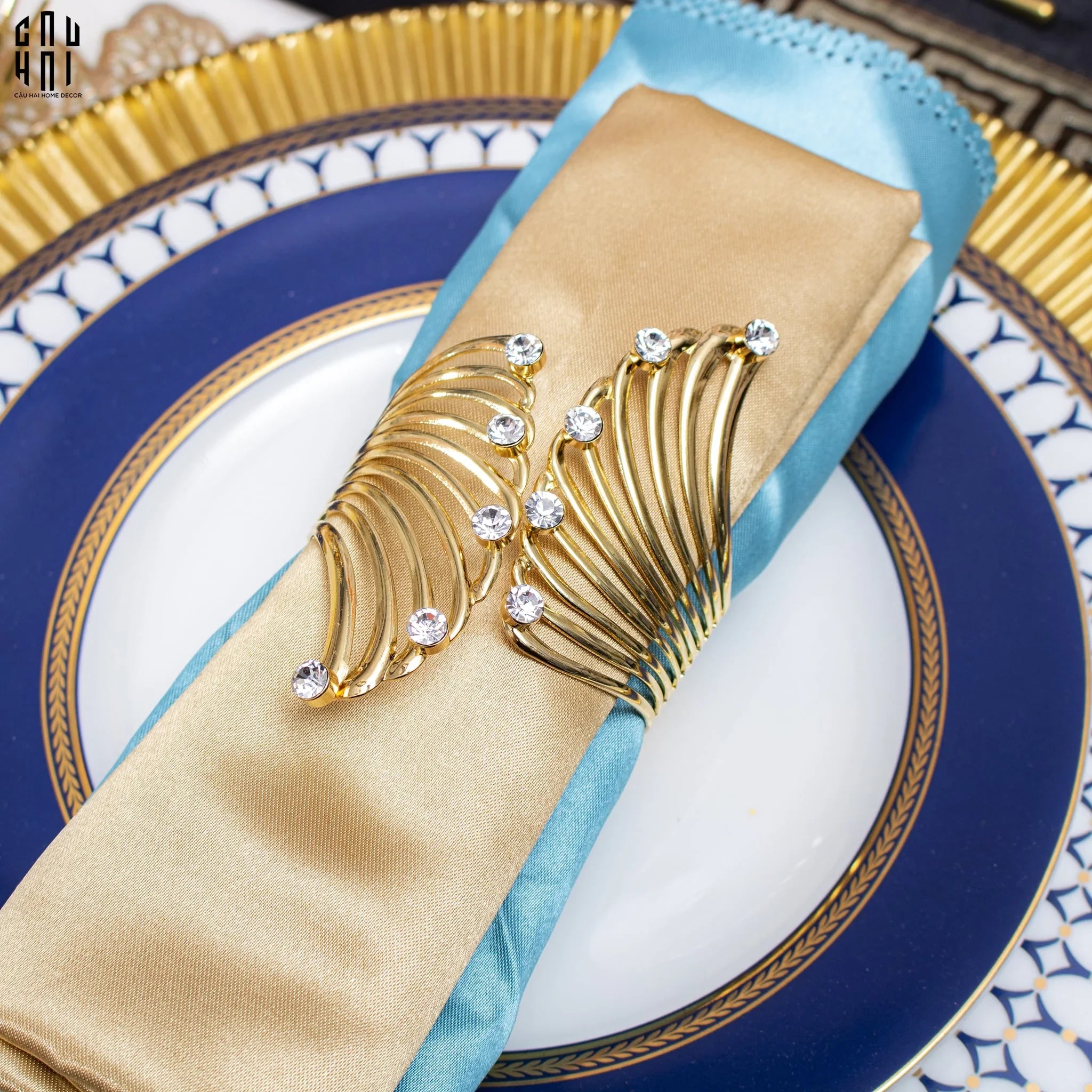 Vòng Khăn Ăn - Napkin Ring Jessica-VÒNG KHĂN ĂN-CẬU HAI HOME DECOR