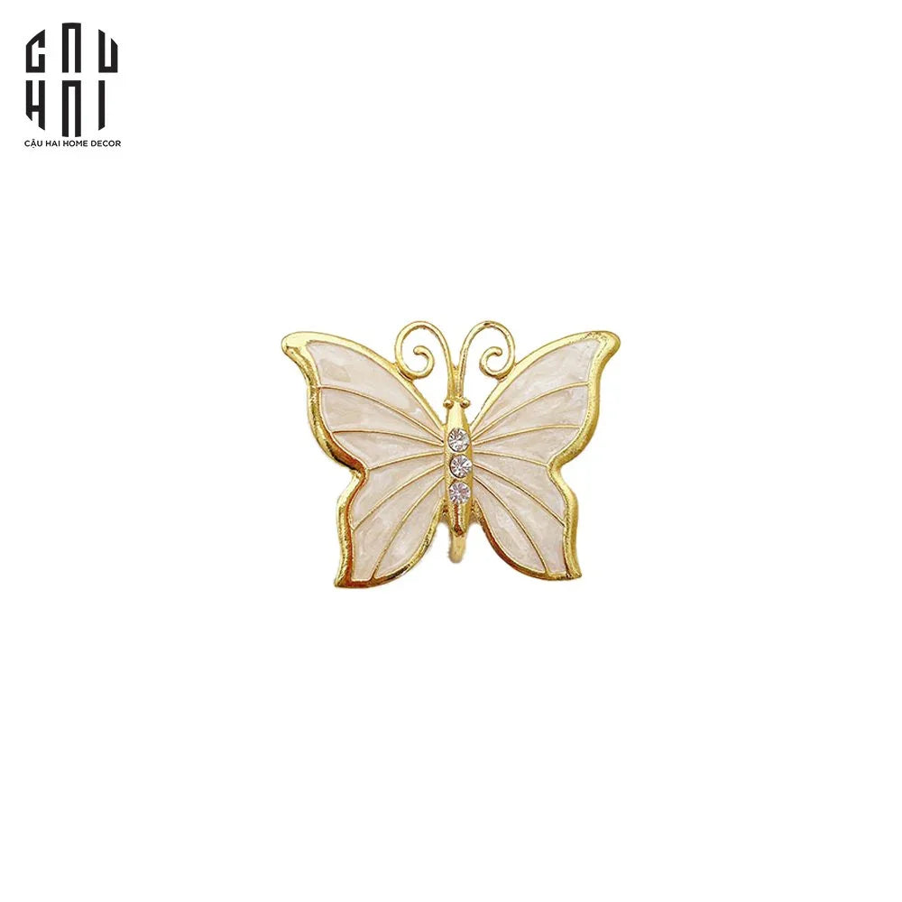 Vòng Khăn Ăn - Napkin Ring New Golden Butterfly-LY THỦY TINH-CẬU HAI HOME DECOR