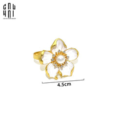 Vòng Khăn Ăn - Napkin Ring Peony Premium-VÒNG KHĂN ĂN-CẬU HAI HOME DECOR