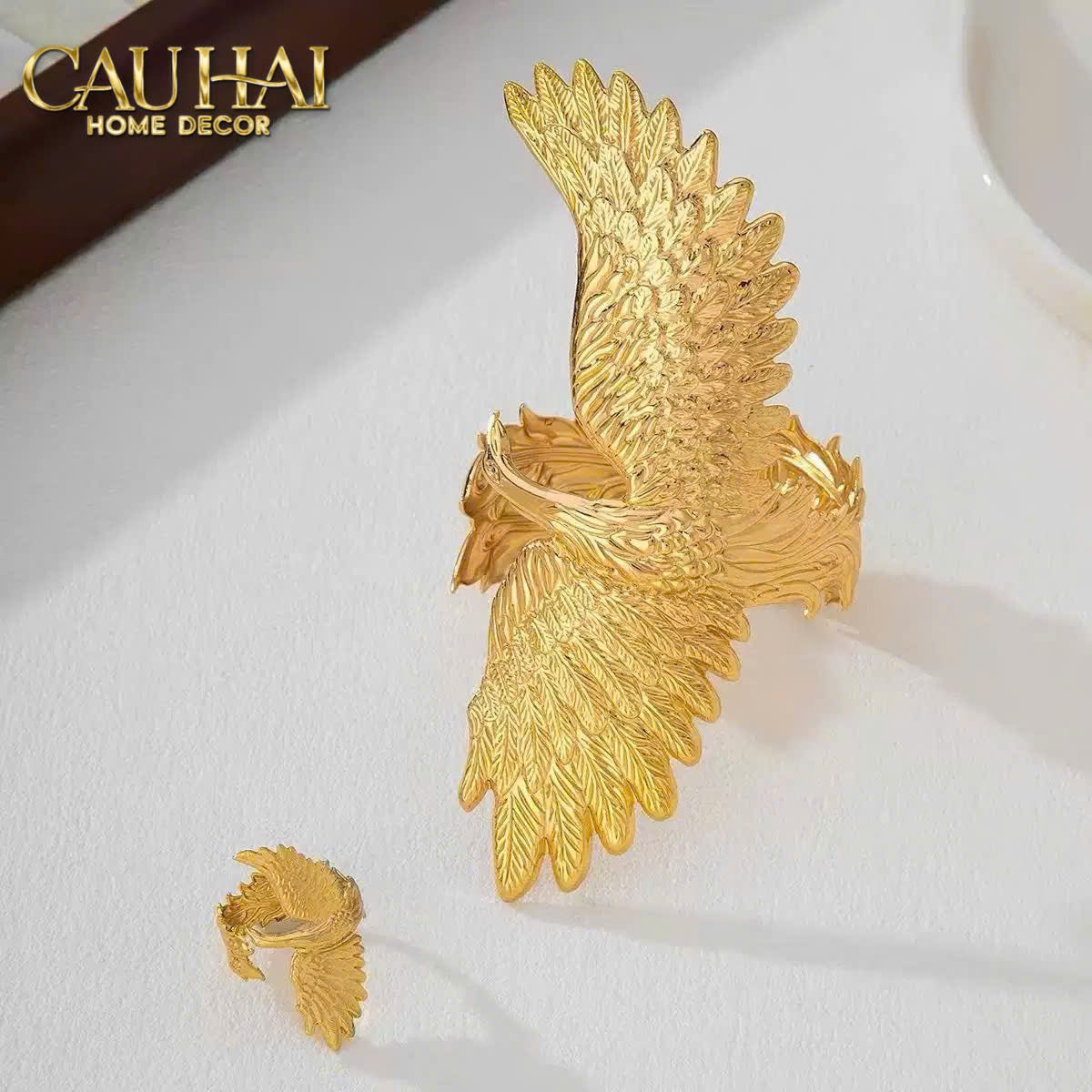 Vòng Khăn Ăn - Napkin Ring Phoenix-VÒNG KHĂN ĂN-Đối tác tại Trung Quốc theo từng đơn đặt hàng-CẬU HAI HOME DECOR