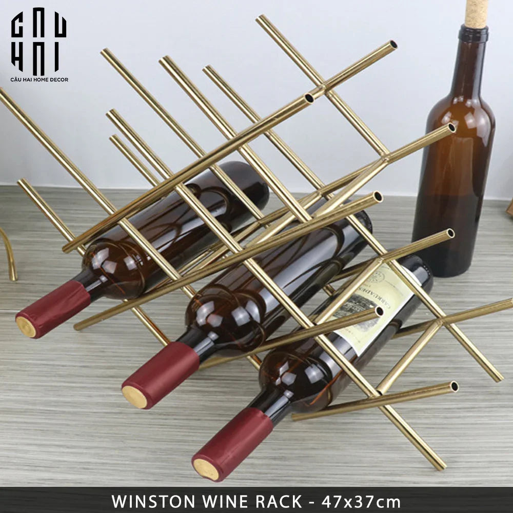 Winston Wine Rack-BÌNH RƯỢU-CẬU HAI HOME DECOR